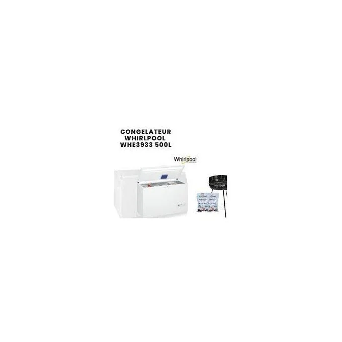 Congélateur - WHE3933- 500L- Avec Barbecue + 1 paquet de charbon bio