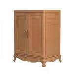 Armoire en plastique - CLEOPATRE - 2 Portes  - caramel