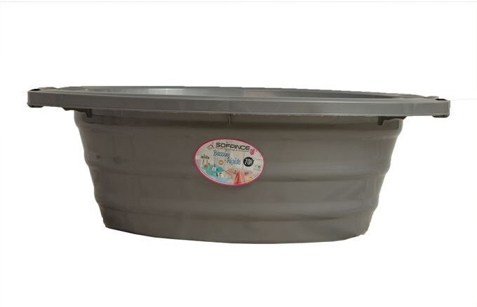 Bassine rigide 70L - Gris
