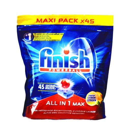 Capsule - Lave Vaisselle - Tout-en-1 Max - Citron - Paquet de 45 Pastilles