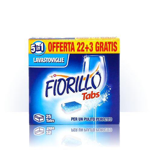 Fiorillo Capsules 22 + 3 Gratuits - 5EN1 - pour lave-vaisselle