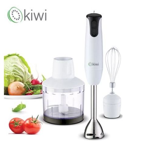 Kiwi Set Mixeur 3 En 1 - 500 W - 0,5 L - KHB-4440 - Blanc - Garantie 1 an
