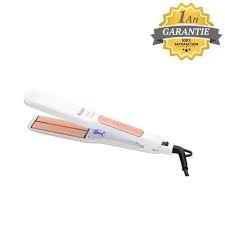 Lisseur Cheveux Céramique FAKIR Lyric Voice avec Kératine 230°C - Blanc