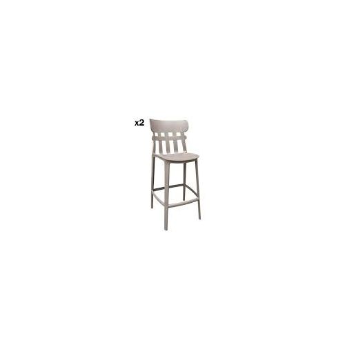 Lot de 2 Chaise Tabouret Perla -Grege