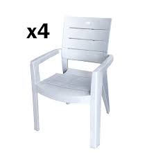 Lot de 4 chaises Robusta - gris