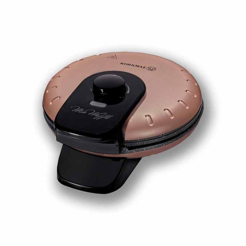 Machine à Gaufres Korkmaz Mia 850 W – Rose Gold (A319-03)