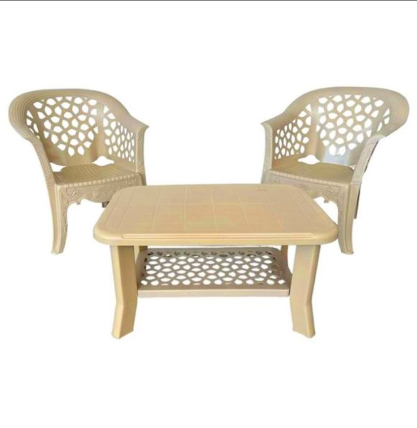 MARRAKECH 2 Places Grège - Salon de jardin