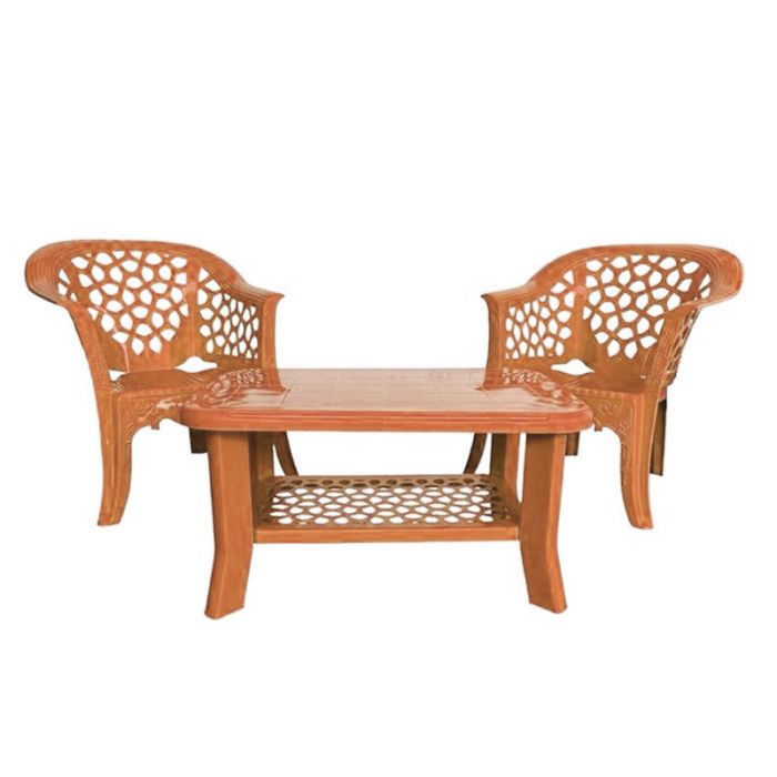 MARRAKECH 2 Places Taupe - Salon de jardin