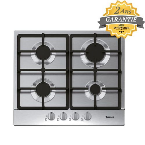 Plaque Encastrable -F401X- 4 Feux - 60 Cm - Inox - Garantie 2 Ans