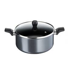 TEFAL Faitout Minute Grey B3184602 (24 cm) Gris